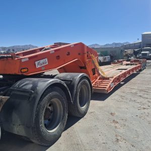Semirremolque Cama baja Machile 2022 3 Ejes 50 Ton 2,60 ancho # Ref XJ99