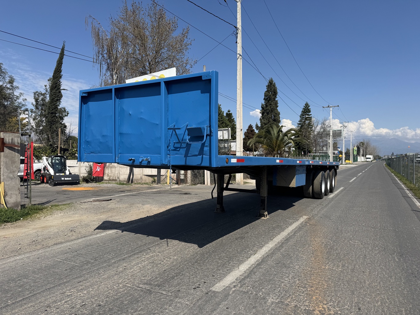 Semirremolque plano Ferras 2016 3 Ejes 12,50 de largo # Ref HW69 Buin